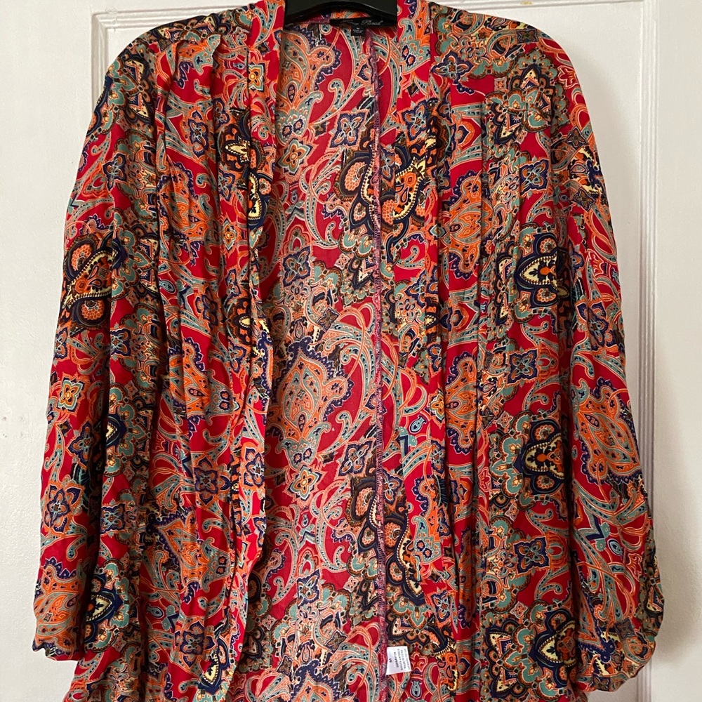 Lightweight Printed Kimono